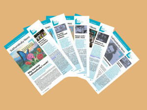 A selection of newsletters